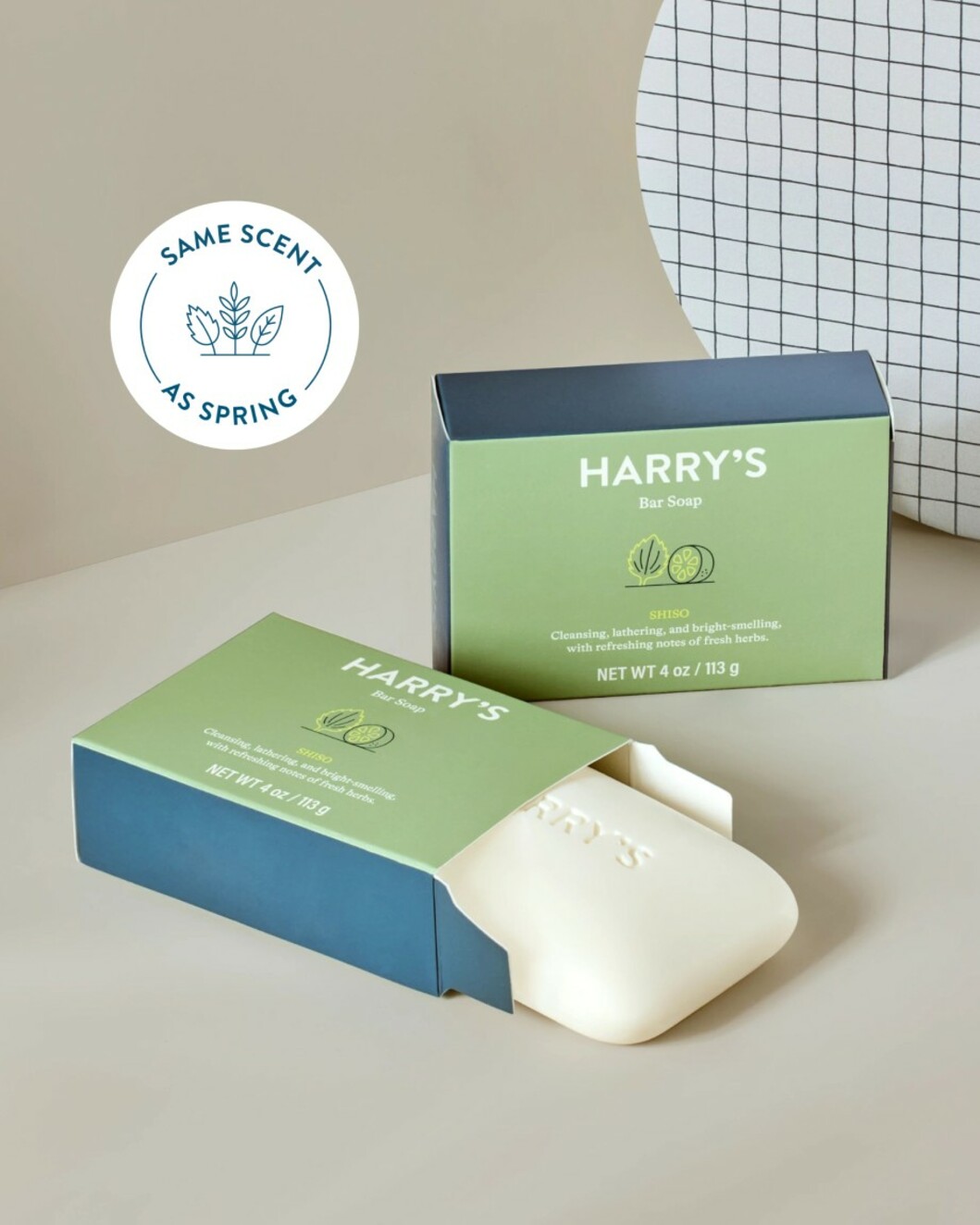 HARRY'S Shiso Bar Soap (12-PACK) 5 oz Fresh Herbs (New) – PayWut